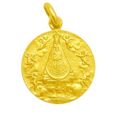 MEDALLA SANTA BEATRIZ EN ORO Y EN PLATA.